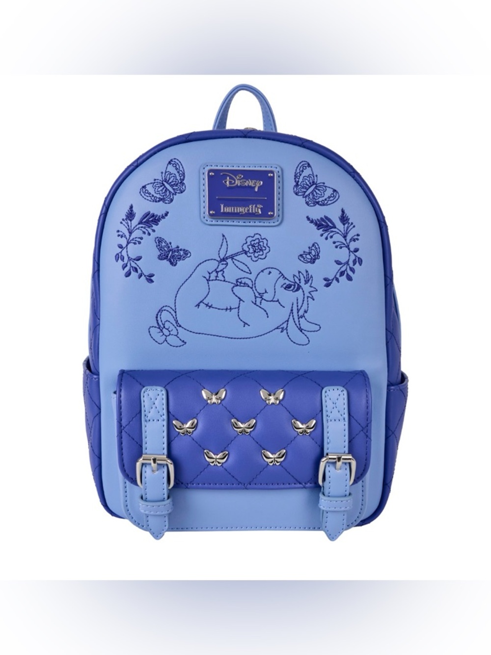 NWT Loungefly Disney Winnie the Pooh Eeyore blue mini backpack